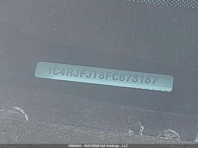 1C4RJFJT8FC673187 Jeep Grand Cherokee Summit