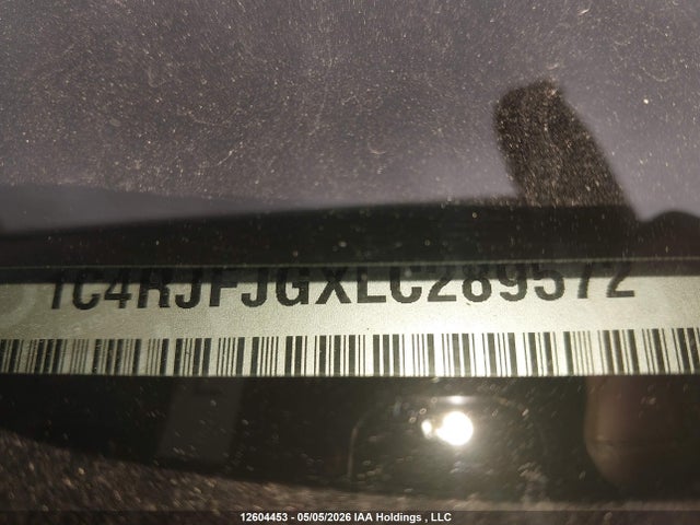 1C4RJFJGXLC289572 Jeep Grand Cherokee Summit