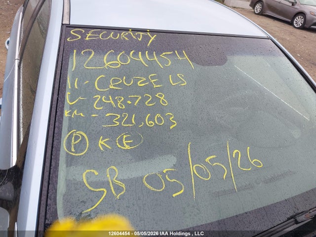 Aukcja sprzedaży 2011 Chevrolet Cruze Ls, vin: 1G1PB5SH0B7248728, numer aukcji: 12604454
