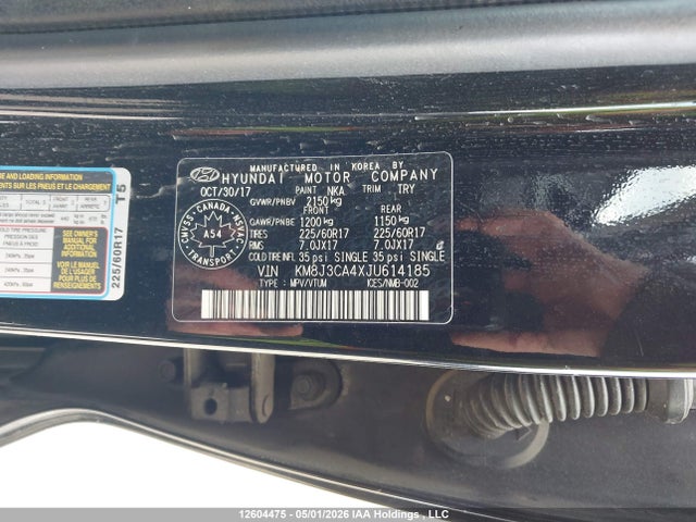 KM8J3CA4XJU614185 Hyundai Tucson Se 2.0l
