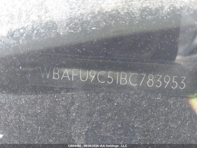 Aukcja sprzedaży 2011 Bmw 5 Series, vin: WBAFU9C51BC783953, numer aukcji: 12604495