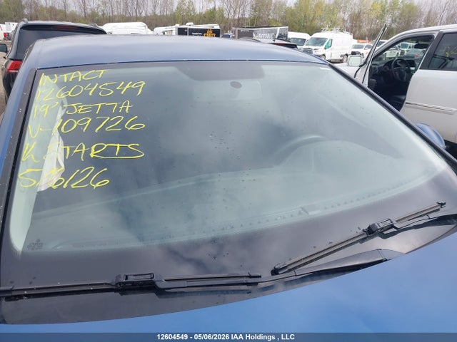 12604549 :رقم المزاد ، 3VWC57BU2KM109726 vin ، 2019 Volkswagen Jetta 1.4 Tsi Comfortline مزاد بيع