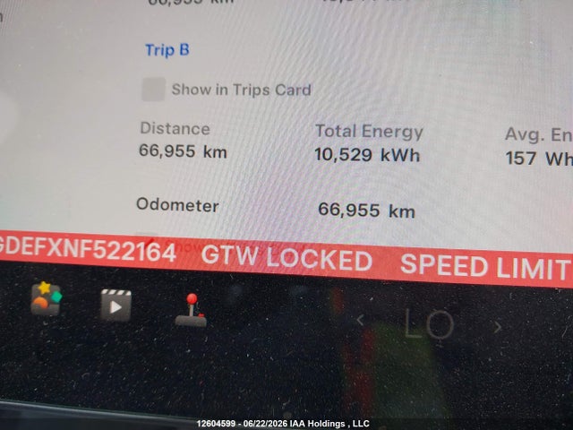 Tesla Model Y Performance 2022 7SAYGDEFXNF522164 Image 16