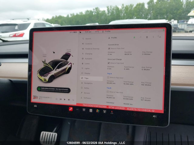 Tesla Model Y Performance 2022 7SAYGDEFXNF522164 Image 7