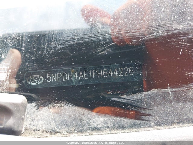 Aukcja sprzedaży 2015 Hyundai Elantra Se/sport/limited, vin: 5NPDH4AE1FH644226, numer aukcji: 12604602