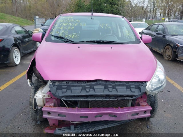 2014 Mitsubishi Mirage Se მანქანა იყიდება აუქციონზე, vin: ML32A4HJ2EH014522, აუქციონის ნომერი: 12604604