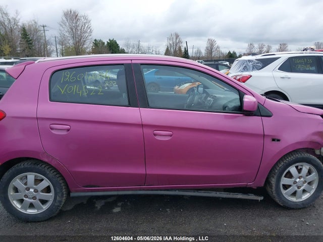 2014 Mitsubishi Mirage Se მანქანა იყიდება აუქციონზე, vin: ML32A4HJ2EH014522, აუქციონის ნომერი: 12604604
