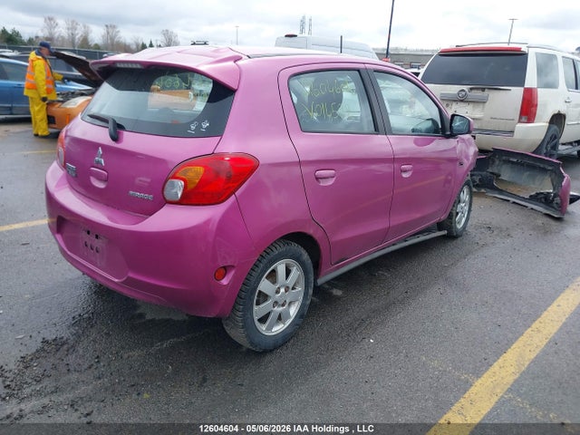 2014 Mitsubishi Mirage Se მანქანა იყიდება აუქციონზე, vin: ML32A4HJ2EH014522, აუქციონის ნომერი: 12604604