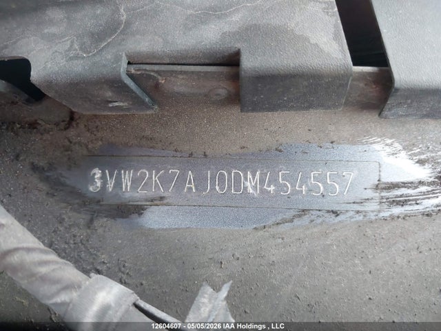12604607 :رقم المزاد ، 3VW2K7AJ0DM454557 vin ، 2013 Volkswagen Jetta S مزاد بيع