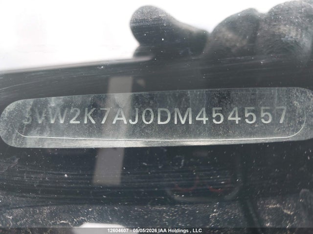 12604607 :رقم المزاد ، 3VW2K7AJ0DM454557 vin ، 2013 Volkswagen Jetta S مزاد بيع