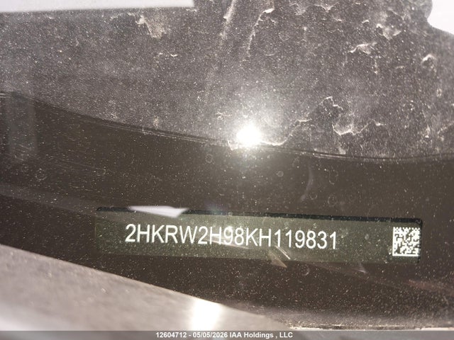Продаж на аукціоні авто 2019 Honda Cr-v Touring, vin: 2HKRW2H98KH119831, номер лоту: 12604712