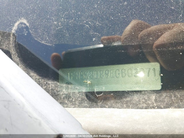 12602658 :رقم المزاد ، 1FM5K8D89EGB03071 vin ، 2014 Ford Explorer Xlt مزاد بيع