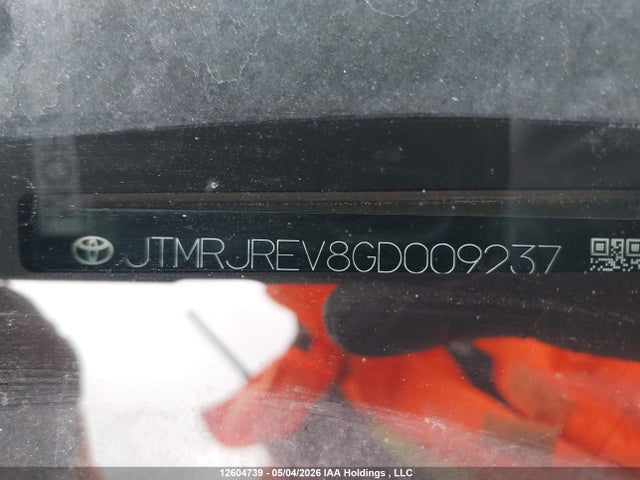 12604739 :رقم المزاد ، JTMRJREV8GD009237 vin ، 2016 Toyota Rav4 مزاد بيع