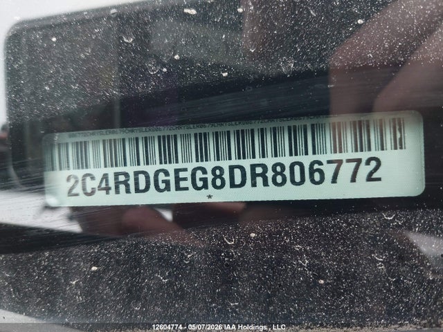 Продажа на аукционе авто 2013 Dodge Grand Caravan R/t, vin: 2C4RDGEG8DR806772, номер лота: 12604774