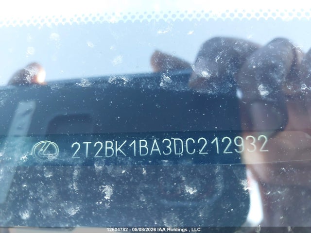 12604782 :رقم المزاد ، 2T2BK1BA3DC212932 vin ، 2013 Lexus Rx 350 F Sport مزاد بيع