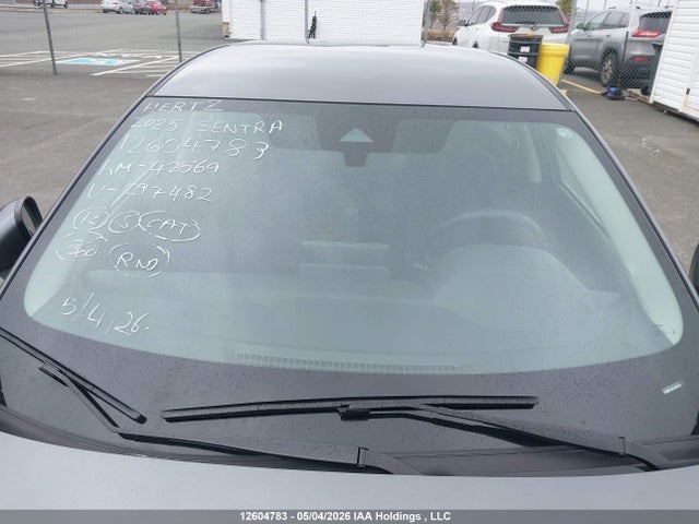 Продажа на аукционе авто 2025 Nissan Sentra Sv, vin: 3N1AB8CV2SY297482, номер лота: 12604783
