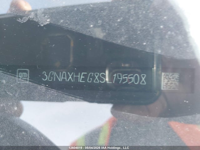 2025 Chevrolet Equinox Lt მანქანა იყიდება აუქციონზე, vin: 3GNAXHEG8SL195508, აუქციონის ნომერი: 12604819