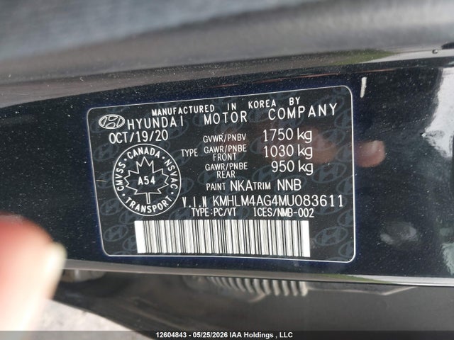 KMHLM4AG4MU083611 Hyundai Elantra Preferred Ivt