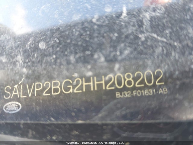SALVP2BG2HH208202 Land Rover Range Rover Evoque Se