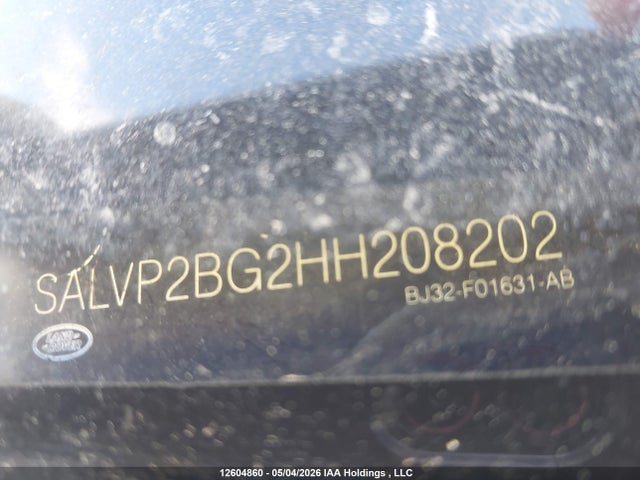 SALVP2BG2HH208202 Land Rover Range Rover Evoque Se