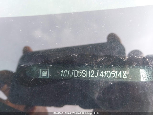 1G1JD5SH2J4105148 Chevrolet Sonic Lt Auto
