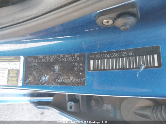 KNAFX4A66F5325891 KIA Forte 1.8l Lx/1.8l Lx+/lx+ Winter Edition