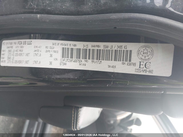 1C4PJMCS0FW687924 Jeep Cherokee Latitude