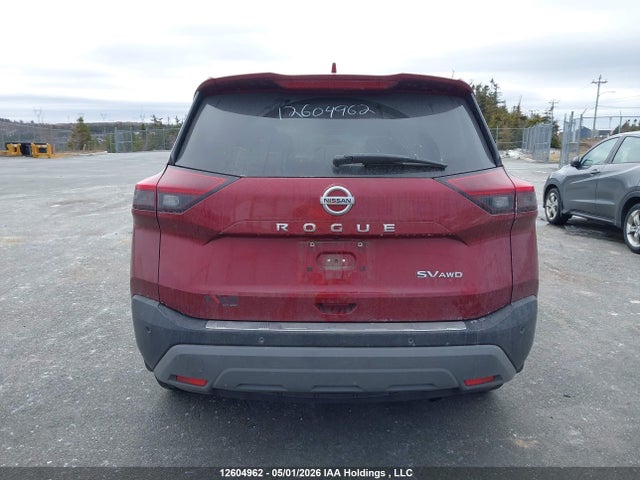 2021 Nissan Rogue Sv მანქანა იყიდება აუქციონზე, vin: 5N1AT3BB3MC742761, აუქციონის ნომერი: 12604962