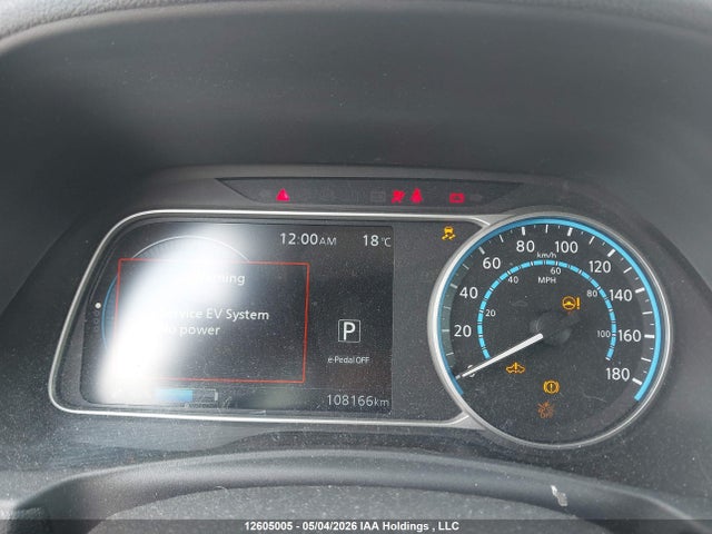 1N4AZ1CP7JC316493 Nissan Leaf S/sl/sv
