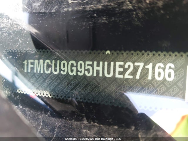 1FMCU9G95HUE27166 Ford ESCAPE SE