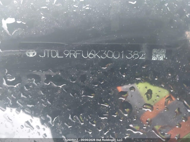 JTDL9RFU6K3001382 Toyota Prius