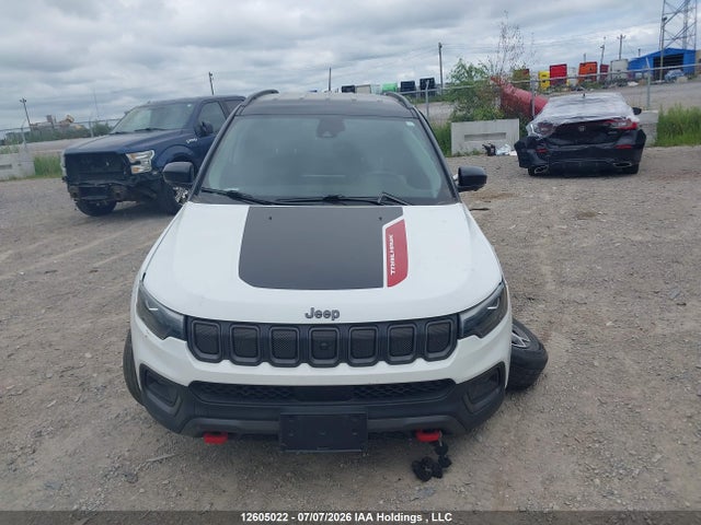 Aukcja sprzedaży 2022 Jeep Compass Trailhawk, vin: 3C4NJDDB2NT193249, numer aukcji: 12605022