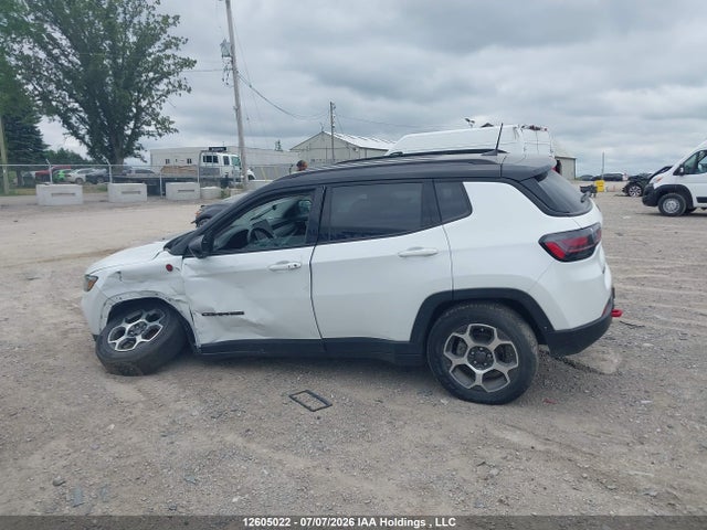 Aukcja sprzedaży 2022 Jeep Compass Trailhawk, vin: 3C4NJDDB2NT193249, numer aukcji: 12605022