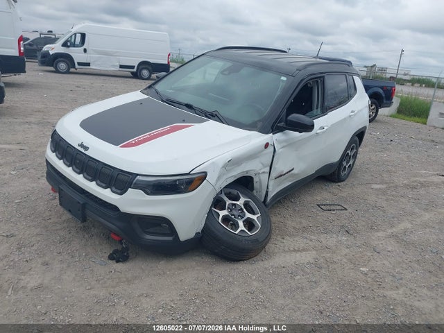 Aukcja sprzedaży 2022 Jeep Compass Trailhawk, vin: 3C4NJDDB2NT193249, numer aukcji: 12605022