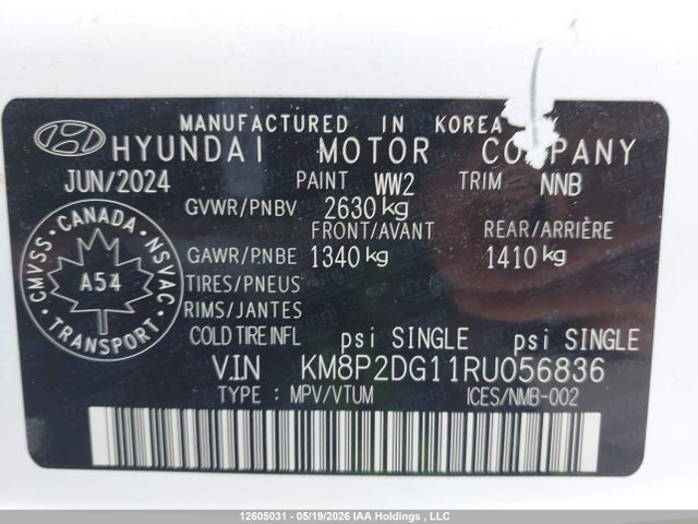 KM8P2DG11RU056836 Hyundai Santa Fe Preferred Hybrid Awd