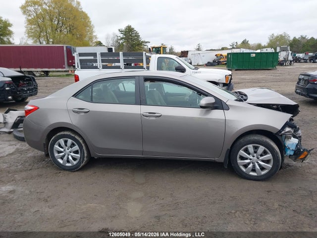 12605049 :رقم المزاد ، 2T1BURHE4FC272275 vin ، 2015 Toyota Corolla Le مزاد بيع