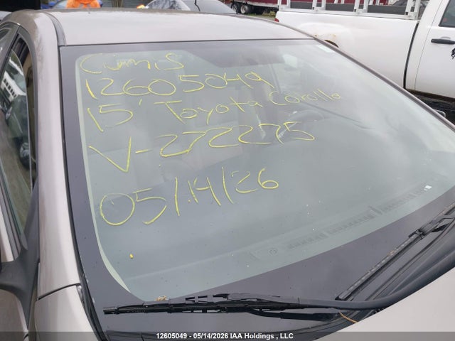 12605049 :رقم المزاد ، 2T1BURHE4FC272275 vin ، 2015 Toyota Corolla Le مزاد بيع