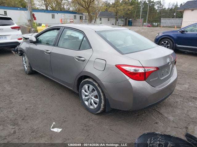 12605049 :رقم المزاد ، 2T1BURHE4FC272275 vin ، 2015 Toyota Corolla Le مزاد بيع