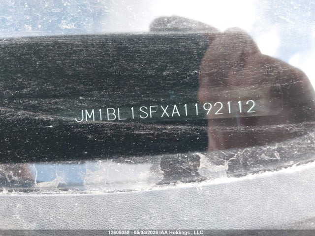 12605058 :رقم المزاد ، JM1BL1SFXA1192112 vin ، 2010 Mazda Mazda3 Gs/gx مزاد بيع