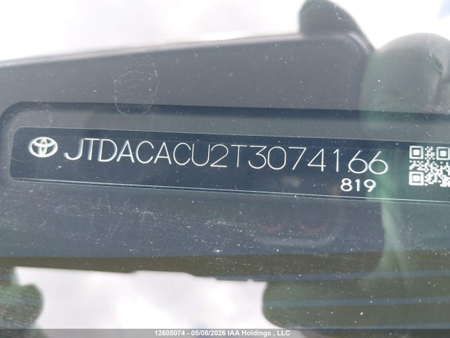 12605074 :رقم المزاد ، JTDACACU2T3074166 vin ، 2026 Toyota Prius Plug-in Hybrid Xse/xse Premium مزاد بيع