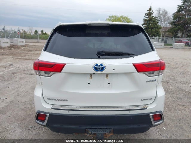 2019 Toyota Highlander Hybrid Limited მანქანა იყიდება აუქციონზე, vin: 5TDDGRFH3KS061891, აუქციონის ნომერი: 12605075
