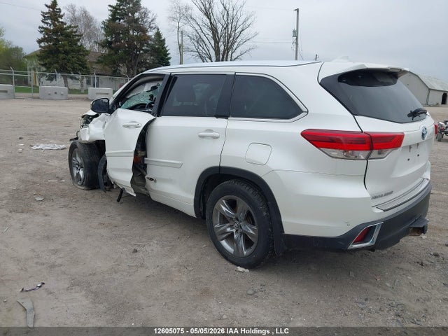 12605075 :رقم المزاد ، 5TDDGRFH3KS061891 vin ، 2019 Toyota Highlander Hybrid Limited مزاد بيع