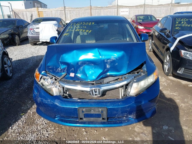 12605084 :رقم المزاد ، 2HGFB2F47CH019298 vin ، 2012 Honda Civic مزاد بيع