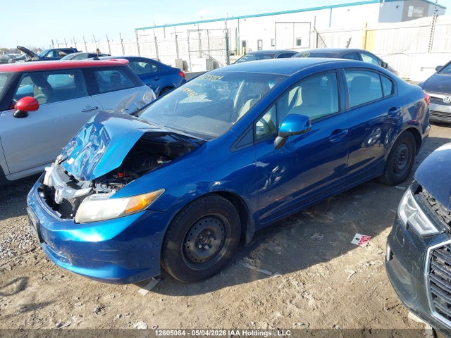 12605084 :رقم المزاد ، 2HGFB2F47CH019298 vin ، 2012 Honda Civic مزاد بيع