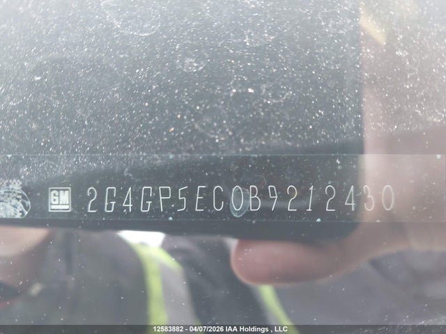 Продажа на аукционе авто 2011 Buick Regal Cxl, vin: 2G4GP5EC0B9212430, номер лота: 12583882