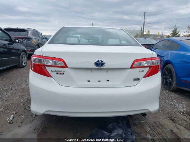 12605114 :رقم المزاد ، 4T1BD1FK9CU014631 vin ، 2012 Toyota Camry Hybrid Le مزاد بيع