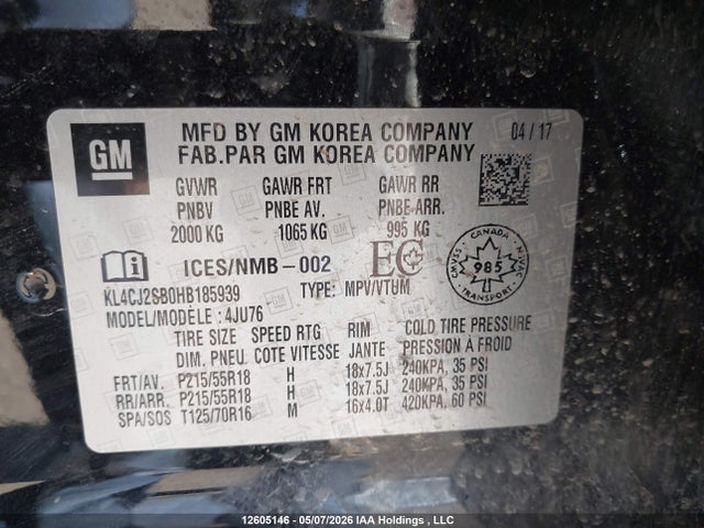 Buick Encore 2017 KL4CJ2SB0HB185939 Image 18
