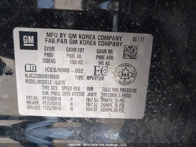 Buick Encore 2017 KL4CJ2SB0HB185939 Image 9
