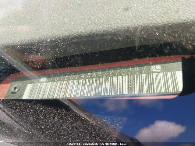 Aukcja sprzedaży 2009 Gmc Sierra 1500 Wt, vin: 1GTEC14XX9Z272137, numer aukcji: 12605154