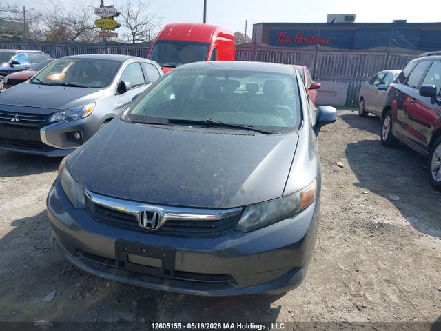 12605155 :رقم المزاد ، 2HGFB2F48CH047627 vin ، 2012 Honda Civic مزاد بيع